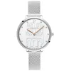 Image de Pierre Lannier Coeur BATTANT Silver Ladies Watch White Dial Silver Milanese Steel Bracelet 12 MM, Blanc, one size