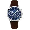 Image de Pierre Lannier Chronographe Monarck, Bleu, 43