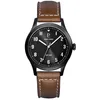 Image de Pierre Lannier Montre Aviateur, Gris, 40