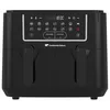 Image de Airfryer Friteuse a Air Sans huile CONTINENTAL EDISON - CERFRSH24002CB - 9 L - Double bacs - 2400W - Noir