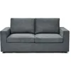 Image de Canapé convertible express en tissu "Elena" - 3 places - Couchage 140 cm - Gris