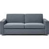 Image de Canapé convertible express en tissu "Diana" - Couchage 140 cm - 3 places - Gris