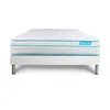 Image de Ensemble BodyZone+ 160x200 Ressorts ensachés, Visco 5 Zones Ultra épaisseur | Epaisseur : 26 cm | Confort : Ferme