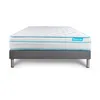 Image de Ensemble BodyZone+ 160x200 Ressorts ensachés, Visco 5 Zones Ultra épaisseur | Epaisseur : 26 cm | Confort : Ferme