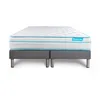 Image de Ensemble BodyZone+ 180x200 Ressorts ensachés, Visco 5 Zones Ultra épaisseur | Epaisseur : 26 cm | Confort : Ferme
