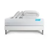 Image de Pack BIOCARE 140x200 Mousse à mémoire de Forme Bio 5 Zones Maxi épaisseur + Couette + 2 oreillers | Epaisseur : 26 cm | Confort : Equilibré