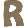 Image de Lettre majuscule R en bois MDF à décorer - 8 cm