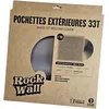 Image de Pochettes vinyle Rock on wall Pochettes extérieures rigides 33T (lot de 10)