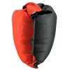Image de SHELTO Pouf Géant Tissu Mesh3D Bicolore Anthracite/Orange - 125 x 175 cm - Polyester - Flottant - Housse Lavable - Fabriqué en France