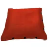 Image de SHELTO Pouf Géant Flottant Tissu Mesh3D Orange - 125 x 175 cm - Polyester - Piscine/Extérieur/Intérieur - Housse Lavable - Fabriqué en France