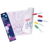 Image de SUPER PETIT - Jeu éducatif - coloriage 2 en 1 sirène - Réversible - Livré avec 4 Feutres Effaçables- Facile à Nettoyer - Réutilisable - Anti bactérien - À Partir De 3 Ans - 30 x 20 cm