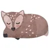 Image de NATTIOT Tapis Enfant Little Deer Coton Taupe 70x110