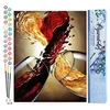 Image de Figured'Art Peinture par numéros pour adultes - Vin rouge et blanc - Peinture par numéros - Kit de bricolage - 40 x 50 cm - Sans cadre en bois