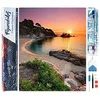 Image de Figured’Art Diamond Painting Broderie Diamant 40x50cm Toile Entière Roulée avec Strass Perles Carrés - Plage calme et Coucher de Soleil - Kit Complet Paysage 5D DIY Activité Manuelle Loisirs Créatifs