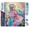 Image de Figured'Art Diamond Painting Adulte 40 x 50 cm Toile enroulée Colorée Femme 5D Images Pierres Carrées - Kit DIY Bricolage