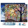 Image de Figured’Art Diamond Painting Broderie Diamant 40x50cm Avec Cadre Toile Tendue Strass Perles Carrés - Arbre de Vie - Kit Complet Paysage 5D DIY Activité Manuelle Loisirs Créatifs Adultes