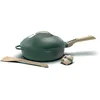 Image de COOKUT - La fabuleuse poêle 8 en 1 - 24 cm - Un seul ustensile qui remplace la poêle, la casserole, la cocotte - avec 2 poignées amovibles, panier vapeur/frire, spatule en bois - Canope