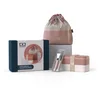 Image de monbento - Coffret Cadeau Déjeuner- avec Bento Box MB Original Moka Made in France, Lunch bag MB Pochette L Natural, Set de Couverts MB Slim Box Moka - Rose - Cadeau Original