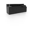 Image de Cuisine extérieure FORGE ADOUR Cuisine complète - 3 modules en acier noir (L. 270 cm)