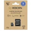 Image de Carte mémoire Micro SD Reborn 16 Go Class 10 UHS-I U1 Reconditionnée + Adaptateur en occasion ou reconditionné