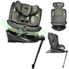 Image de Lorelli Estate Siège auto Estate avec base Isofix et pied de stabilisation, siège auto évolutif, taille i-Size, 40 à 150 cm, siège bébé dès la naissance, rotatif à 360 °, harnais 5 points, appui-tête