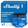 Image de Shelly 1 Gen3 - Interrupteur connecté Wi-Fi à contacts secs, 1 canal - 16A, Commande à distance éclairage par app, Compatible avec Alexa et Google Home, Aucun Hub Requis, Puce Shelly 8MB - Lot de 4