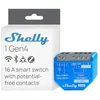 Image de Shelly 1 Gen4 - Module interrupteur Matter, Zigbee, Wi-Fi, 1 Canal 16A, Contacts secs, Ouvre-porte de garage connecté, Contrôle à distance app, Compatible Alexa, Google, SmartThings, Apple Homekit