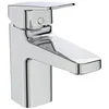 Image de Ideal Standard Ceraplan Mitigeur Lavabo pour Salle de bain Chrome Blue Start Avec Bonde Vidage Hauteur 15 cm Hauteur sous bec 7,5 cm BD215AA