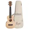 Image de Flight Designer Series DUC525E SP/ZEB elektrisch-akoestische concert ukelele met gigbag