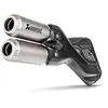 Image de Akrapovic Silencieux Slip-on Non Homologué Line Titanium&carbon Multistrada 950/1200 17-18 Ref:s-d9so10-hifft