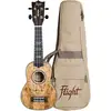 Image de Flight Supernatural Series DUS410 QA Quilted Ash sopraan ukelele met gigbag