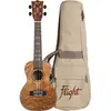 Image de Flight Supernatural Series DUC410 QA Quilted Ash concert ukelele met gigbag