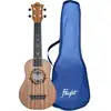 Image de Flight Travel Series TUS50 Walnut Salamander sopraan ukelele met gigbag
