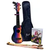 Image de Flight Ukeleles Flight Tus-EE Sunset Pack Elise Ecklund Signature Travel Ukulélé soprano ABS, Multicolore, Taille unique