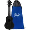 Image de Flight Ultra Travel Series UTS-35 Ink kunststof sopraan ukelele met hoes