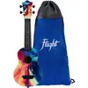 Image de Flight Ultra Travel Series UTS-40 Swirl kunststof sopraan ukelele met hoes