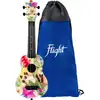 Image de Flight Ultra Travel Series UTS-42 Summer Cat kunststof sopraan ukelele met hoes