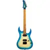 Image de Spira Guitars S-500 QAB Trans Aqua Blue elektrische gitaar