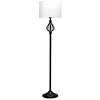 Image de Pauleen Grand Beauty 48209 Lampadaire en tissu et métal E27 Blanc 20 W