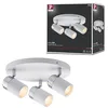 Image de Paulmann 66712 Spotlight Zyli IP44 Rondell max 3 x 10 W GU10 Blanc/chromé 230 V Métal 667.12 Plafonnier LED sans ampoule