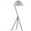 Image de Paulmann 79724 Neordic Narve Lampadaire, max. 1x60W E27, Beige/noir, 230V, Tissu/Métal