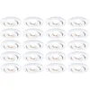 Image de Paulmann 99997 Spots encastrés LED Pack de 20 orientable 82 mm 70° 20x4,8W 20x450lm 230 V 3000 K Blanc dépoli