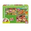 Image de Schmidt Spiele 3 Puzzles - Animaux de la ferme Spiele-56579