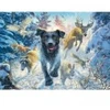 Image de Schmidt Spiele Labrador Noir dans la Neige Spiele-58558