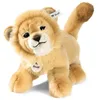 Image de Steiff Peluche Leo le bébé lion pantin, Adorable compagnon avec yeux en plastique, Enfants, garçons et filles, 28 cm, Beige, 065651