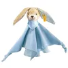 Image de Steiff Hoppel 237478 Doudou lapin en peluche, mignon, pour garçon, fille et bébé à partir de 0 mois, jouet 28 cm, bleu