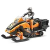 Image de bruder 63101 - Motoneige avec chauffeur et équipement, engin de damage, service hivernal, motoneige