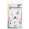 Image de folia 9401 - Calendrier de l'Avent avec 24 sacs en papier de qualité alimentaire en blanc, cordon et autocollants numérotés