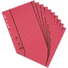 Image de Elba 06456ro Référence Intercalaires avec perforations numérotées 1 10 doublé application Chemise Rouge Lot de 100