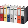 Image de LEITZ Plastikordner, 180 Grad, DIN A4, 80 mm, schwarz ohne Kantenschutz, farbiger Einband aus Pappe, mit PP-Folie - 1 St?ck (1013-50-95)
